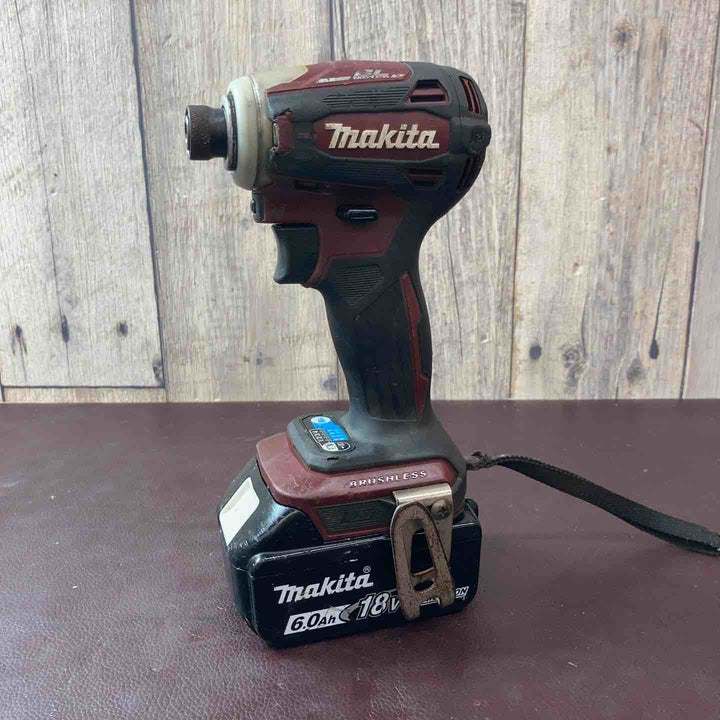 【中古品】 マキタ(makita) 18V コードレスインパクトドライバー TD172DZAR バッテリー1個付属 【東大和店】