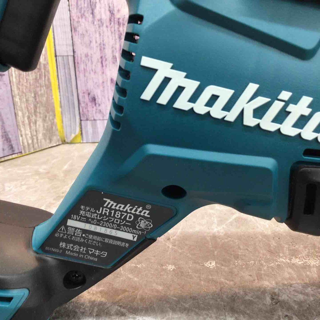 【未使用品】本体のみ マキタ makita 18V コードレスレシプロソー JR187DZ【八潮店】