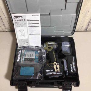 【未使用品】マキタmakita コードレス インパクトドライバー TD173DRGXO インパクト フルセット　オリーブ  純正 充電式 18V 【戸田店】