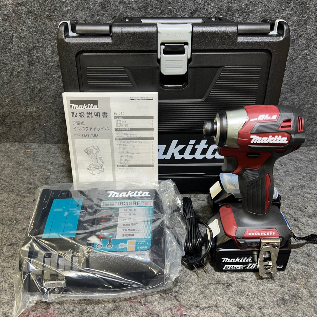 【未使用・限定色】 マキタ makita 18V コードレスインパクトドライバー TD173DGXAR 【桶川店】