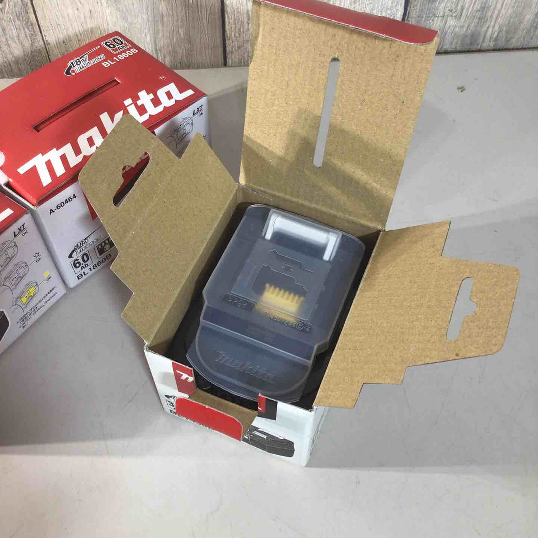 【未使用品】 純正 マキタ makita リチウムイオンバッテリー 14.4V/6.0Ah BL1460B バッテリー 14.4V 18V/6.0Ah BL1860B 3個【戸田店】