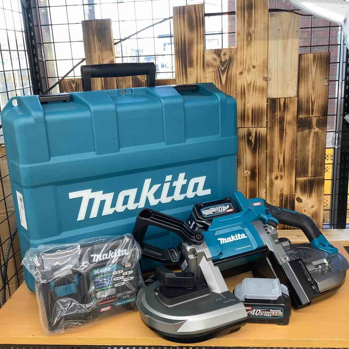 マキタ(makita) コードレスバンドソー PB001GRDX 金属 パイプ 加工 角材 板材 切断 【越谷店】