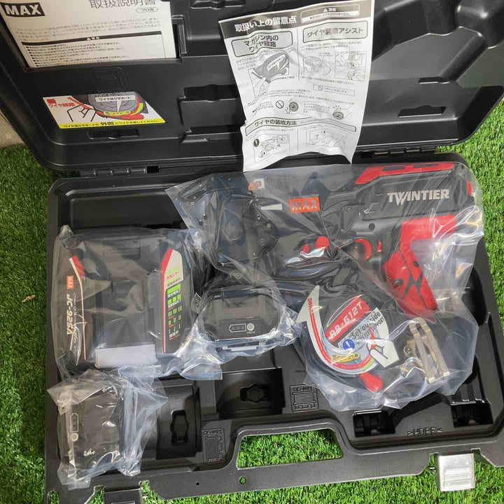 ★マックス(MAX) 鉄筋結束機 ツインリバータイア RB-612T-B2C/1450A メーカー保証書欠品【戸田店】