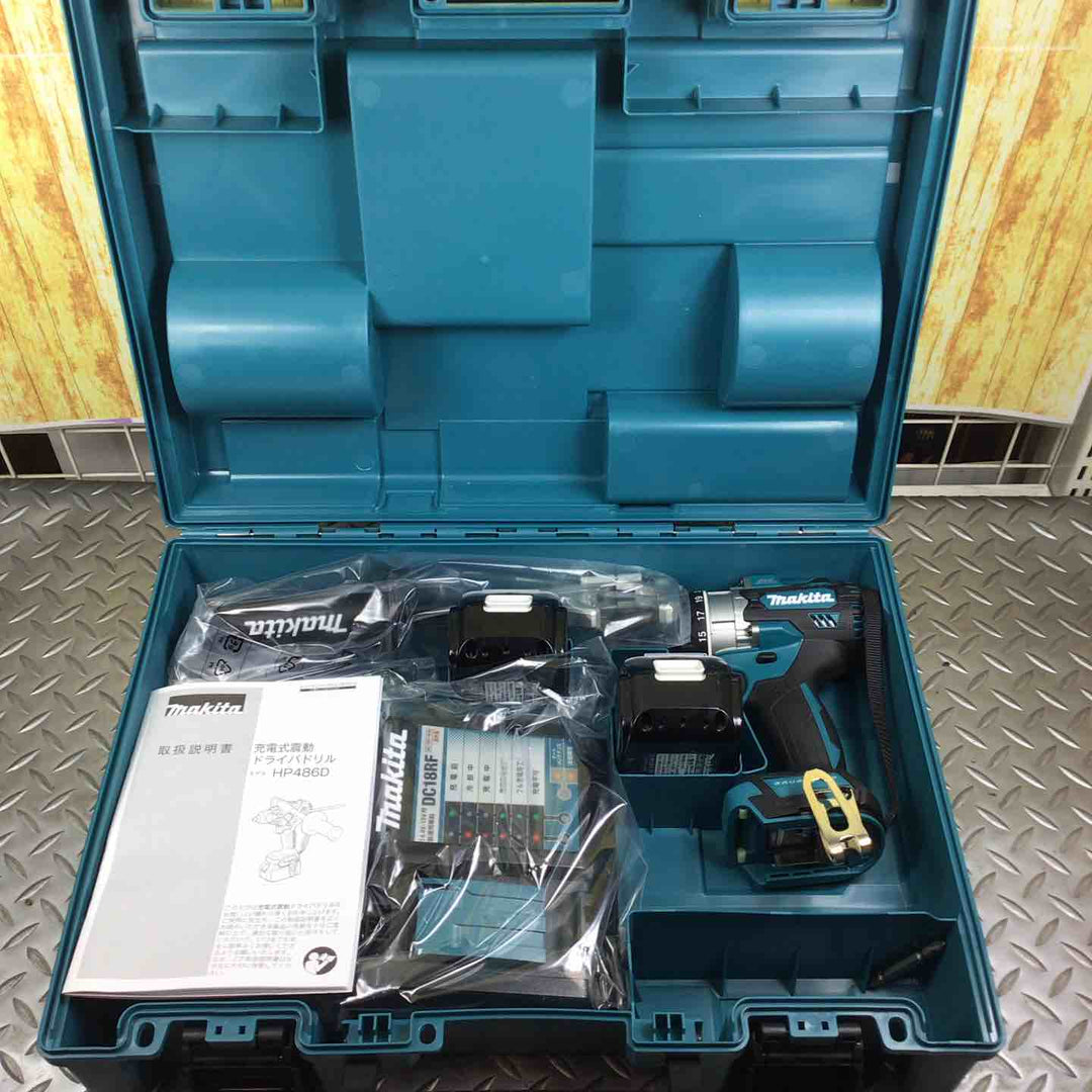 ★マキタ(makita) コードレス振動ドリルドライバー HP486DRGX【川崎店】
