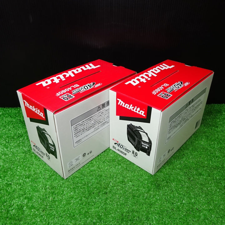【未使用品】★マキタ(makita) リチウムイオンバッテリー 40Vmax/8.0Ah BL4080F 2個セット④【岩槻店】
