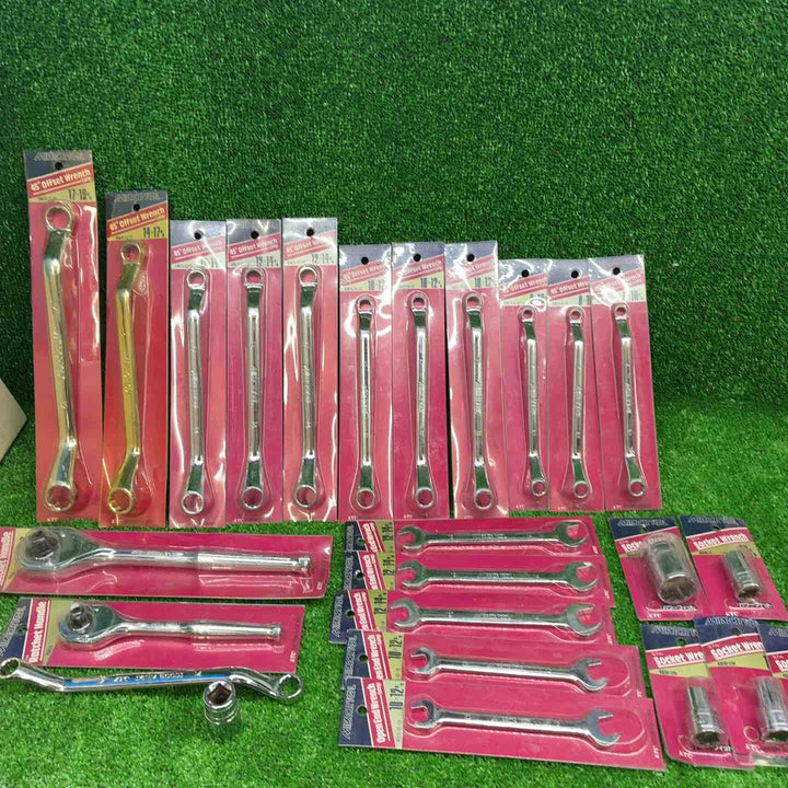 KTC MIRROR TOOL ラチェットハンドル、スパナ、メガネレンチ等 25点セット【藤沢店】