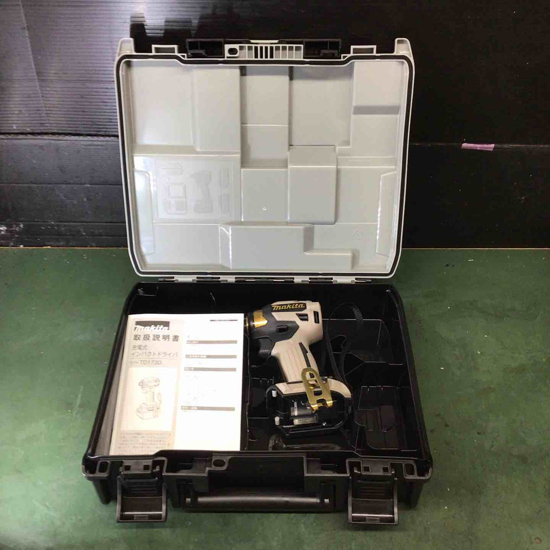 【未使用品】 マキタ makita コードレス インパクトドライバー TD173DGXPG プレミアムグレージュ 本体＋ケース インパクト 20周年 限定色 【戸田店】