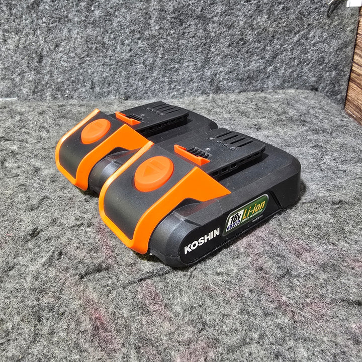 【中古品・新品刃取付済み！】工進(KOSHIN) 18V 2.5Ah 充電式 草刈機 SBC-1825B バッテリー2個・充電器付【桶川店】