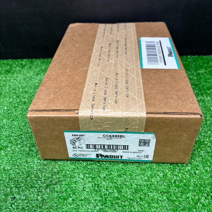 PANDUIT/CAT6A JJ中継アダプタ 50個入 CC6X88BL【電材館越谷店】