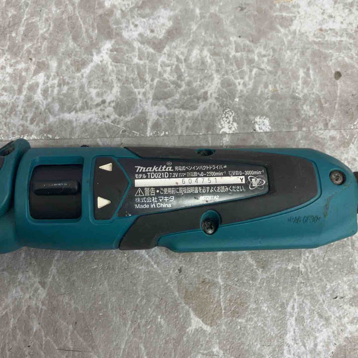 ☆マキタ(makita) コードレスペンインパクトドライバー TD021DZ【八潮店】