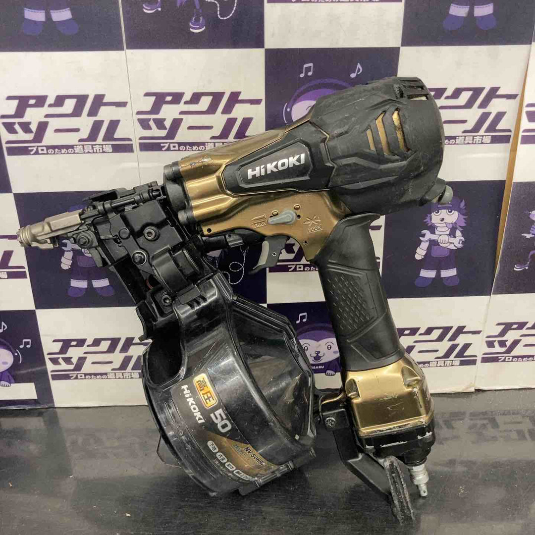 【中古品】ハイコーキ(HIKOKI ※旧:日立工機) 高圧エア釘打ち機 NV50HR2(N)【所沢店】