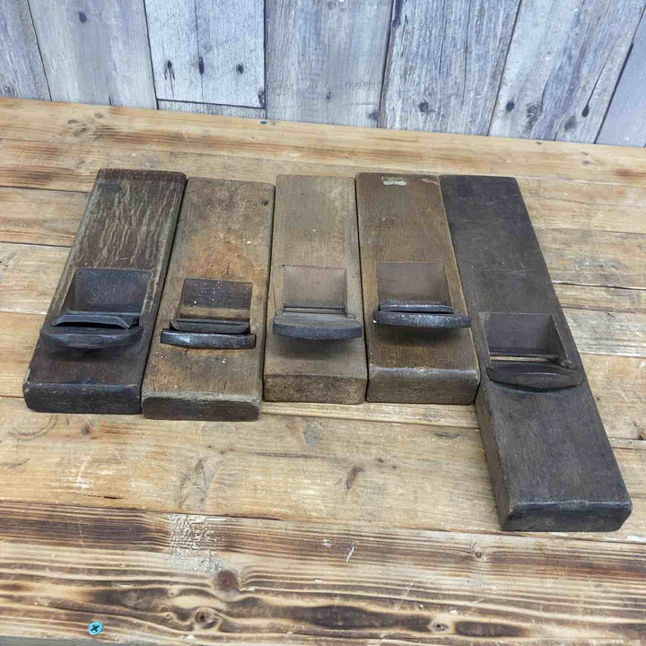 【中古品】 不動剣・梅甚・日の丸・謙之助・輝光 鉋5個セット 鉋 かんな カンナ 和工具 大工道具 鑿 のみ 鋸 のこ 【東大和店】
