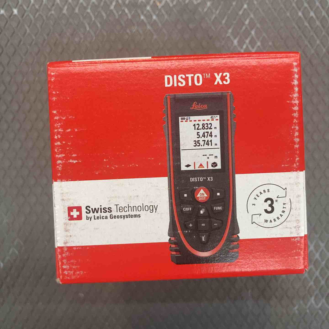 【未使用品】ライカ(Leica) レーザー距離計 Leica DISTO(ライカ ディスト) X3 PSC認定取得 日本正規品 DISTO-X3【所沢店】