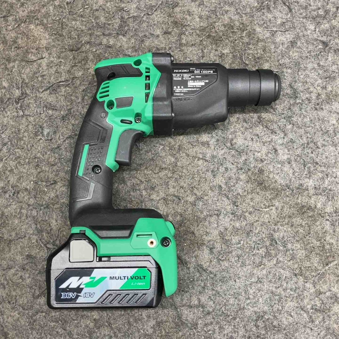 ★ハイコーキ(HIKOKI ※旧:日立工機) コードレスハンマドリル DH18DPB(2XP) ケース(マルチボルトバッテリー*2、充電器)【鴻巣店】