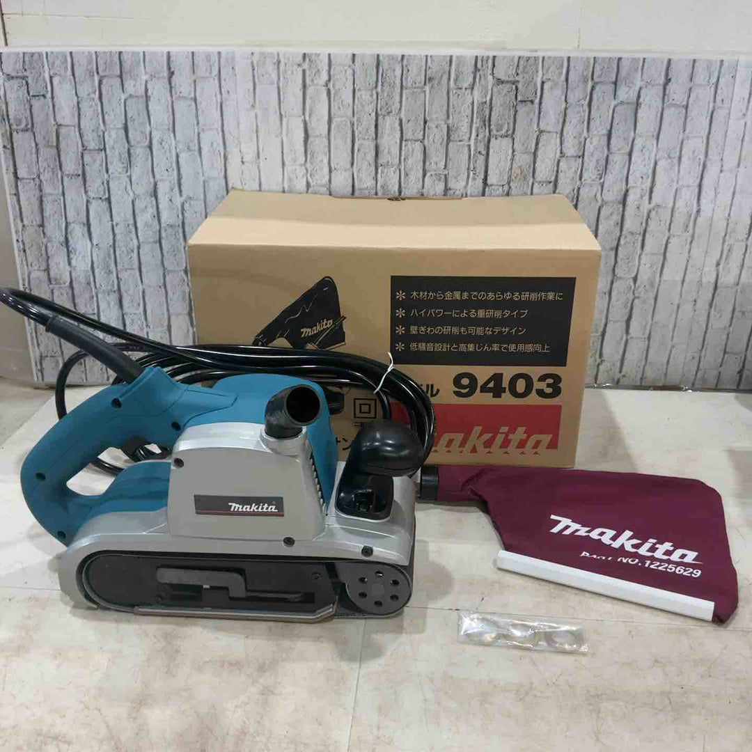 ◇マキタ(makita) ベルトサンダ 吸じん装置付 100mm 9403【川口店】