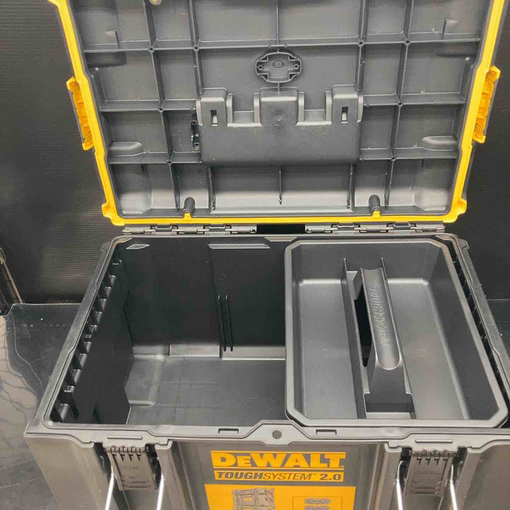 ◇デウォルト(DeWALT) タフシステム2.0 システム収納BOX Mサイズ 工具箱 収納ケース ツールボックス DS300 積み重ね収納 DWST83294-1【川越店】