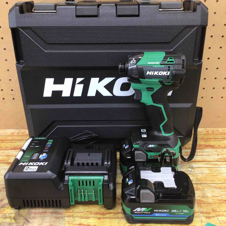 ★ハイコーキ(HIKOKI ※旧:日立工機) コードレスインパクトドライバ アグレッシブグリーン WH36DD(2XHLSZ)【川崎店】
