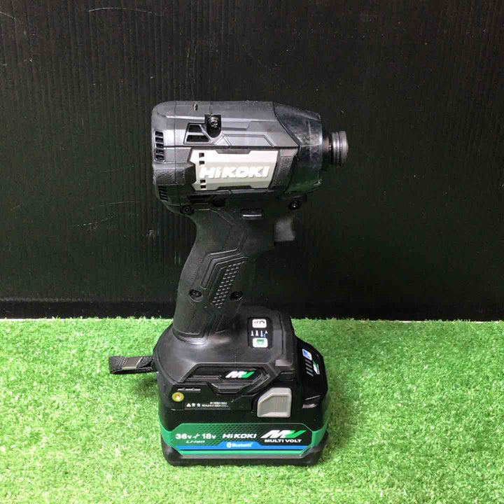 【美品】★ハイコーキ(HIKOKI ※旧:日立工機) コードレスインパクトドライバ ストロングブラック WH36DD(2XHBSZ)【岩槻店】