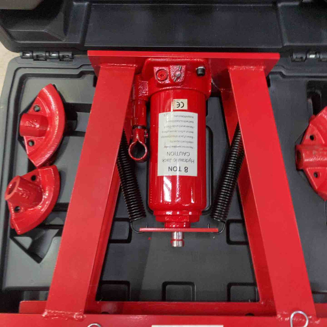 【店頭受取り限定】パイプベンダー 8トン 手動 油圧式 小型 アダプター3個付 パイプ曲げ KIKAIYA町田店】