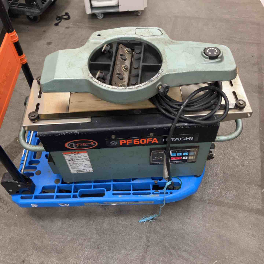 【店頭受取り限定】日立工機 180mm 超仕上げかんな モデル：PF60FA フットスイッチ付 テーブル欠品【川崎店】