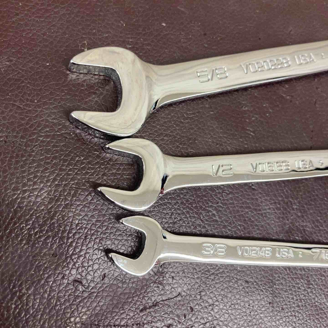 【中古品】 スナップオン(Snap-on) オープンエンドレンチ VO2022B・1618B・1214B 3本セット 【東大和店】