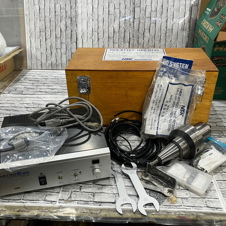 NSK ナカニシ コントローラー ASTORO-E400 超精密 スピンドル HES-BT40 セット販売【川口店】