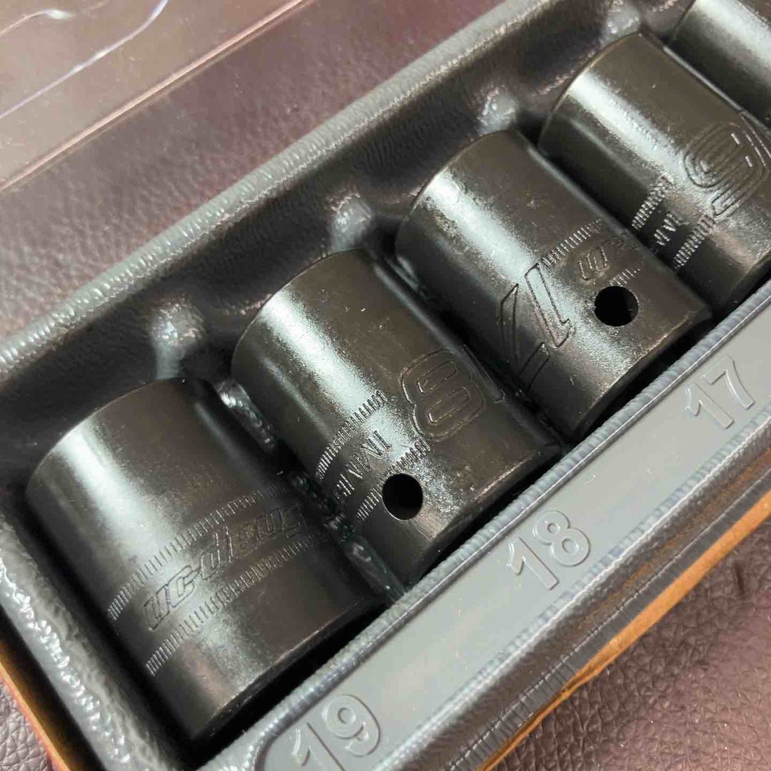 【未使用(店頭展示品)】スナップオン(Snap-on)1/2 インパクト用 ソケットセット 6ポイント ショート ミリサイズ 310IMMYA【東大和店】