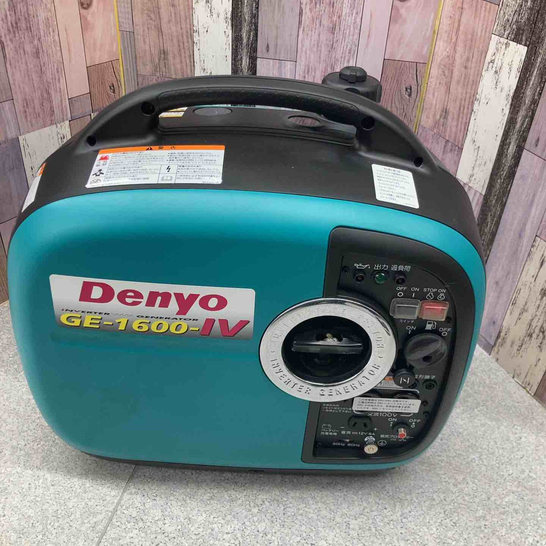 ★デンヨー(Denyo) 発電機 GE-1600SS-IV【八潮店】