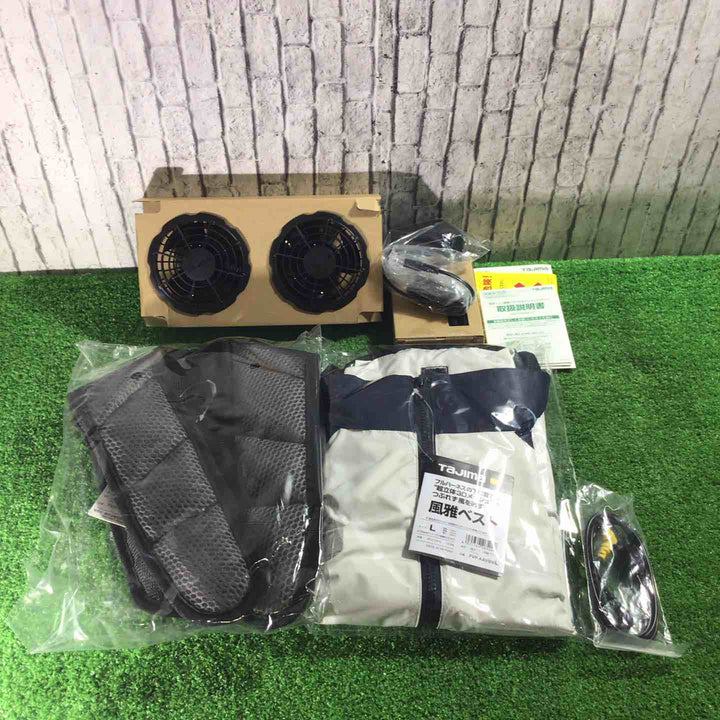 タジマ/Tajima 清涼ファン風雅ベスト2 Lサイズ FV-BA37SEBWL【川口店】