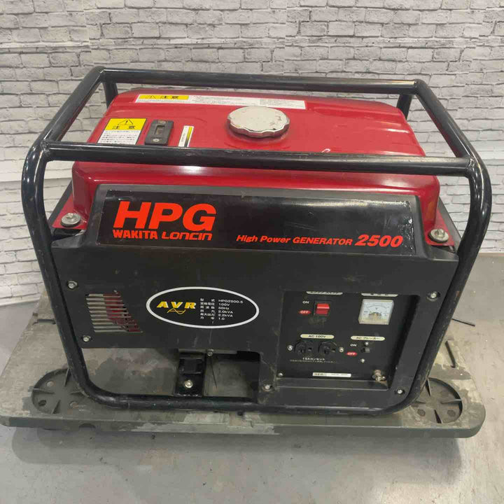 【店頭受取り限定】◇ワキタ(MEIHO) エンジン式発電機 50Hz HPG2500-5【川口店】