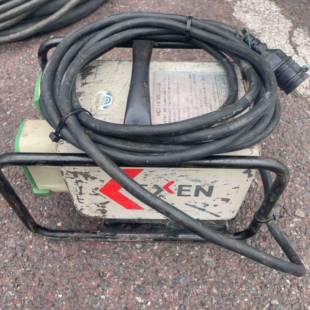 【店頭受取り限定】◇エクセン/EXEN 高周波インバーター HC115 バイブレーター2本付き フレキ径約50mm【越谷店】