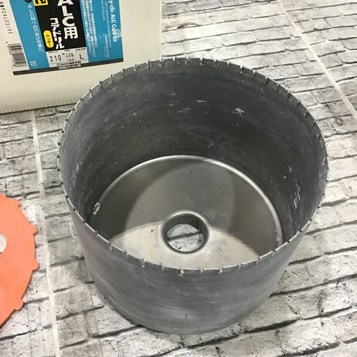 ミヤナガ ALC用コアドリル φ210×有効長130 刃の部分のみ【川口店】