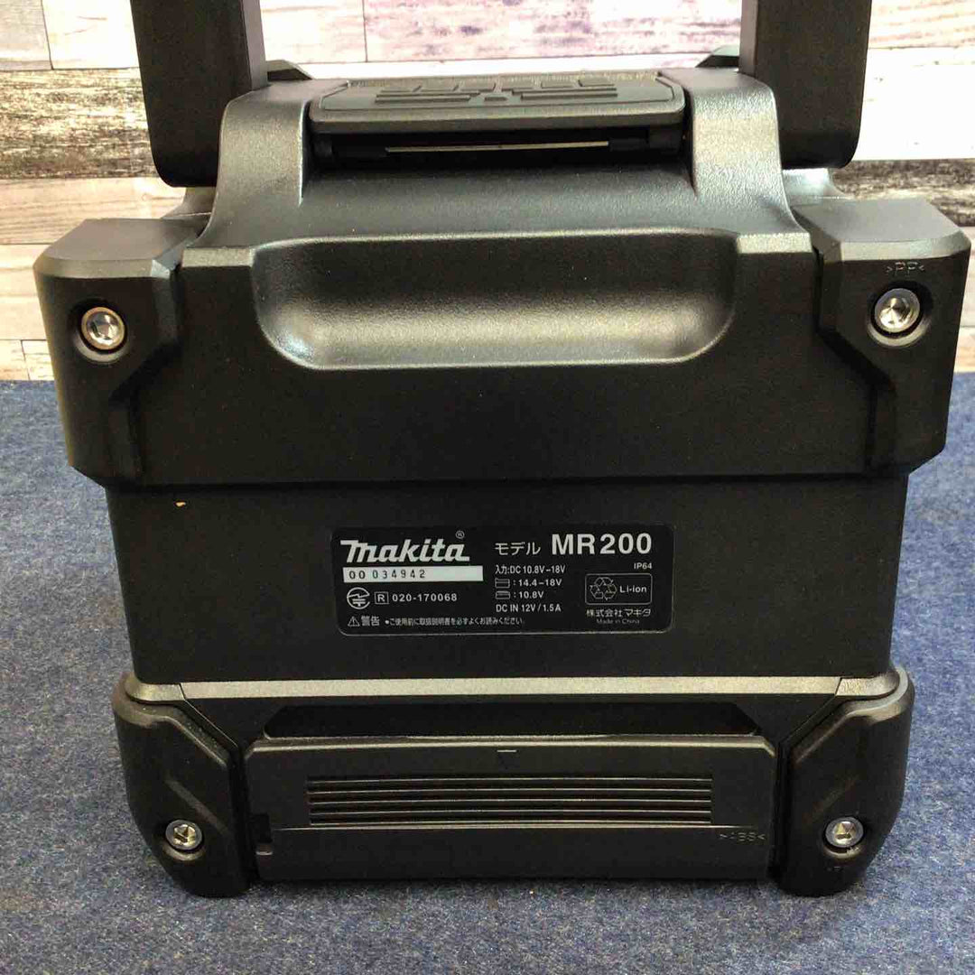 ☆マキタ(makita) コードレススピーカー MR200B【八潮店】
