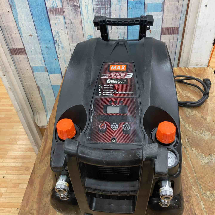 ★マックス(MAX) エアコンプレッサー AK-HH1270E3_ブラック【柏店】