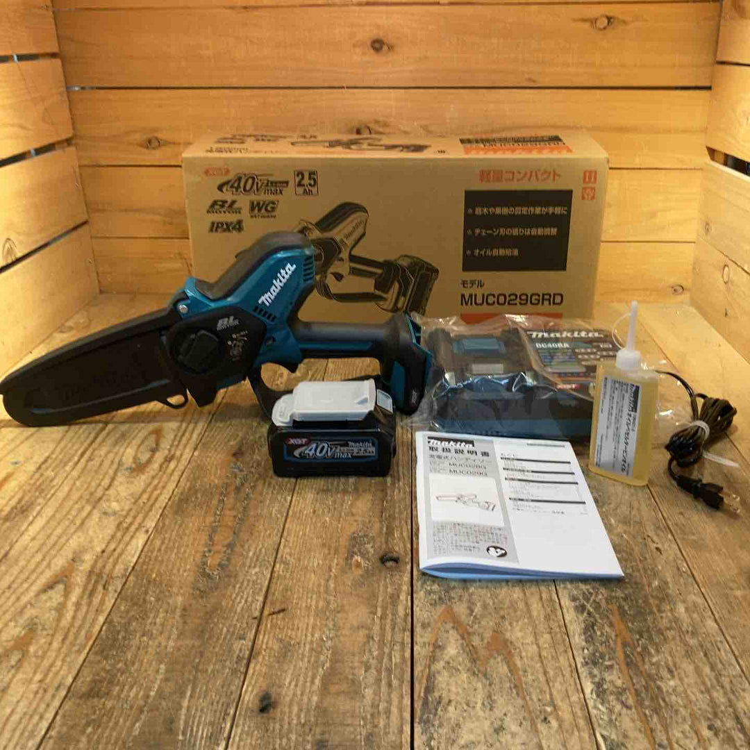 【未使用品】マキタ(makita) コードレスチェンソー MUC029GRD【所沢店】