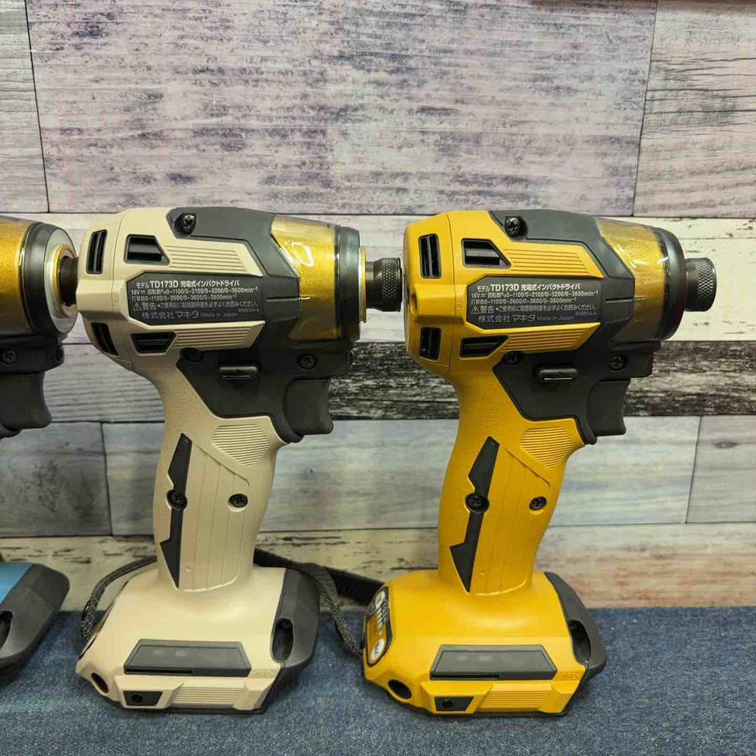 【未使用】マキタ(makita) 18V コードレスインパクトドライバ TD173DZ PG PR PB PY 20周年限定 プレミアム
