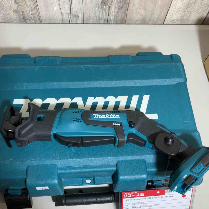 ★マキタ(makita) コードレスレシプロソー JR184DRGT　充電器　バッテリー1つ付属【戸田店】