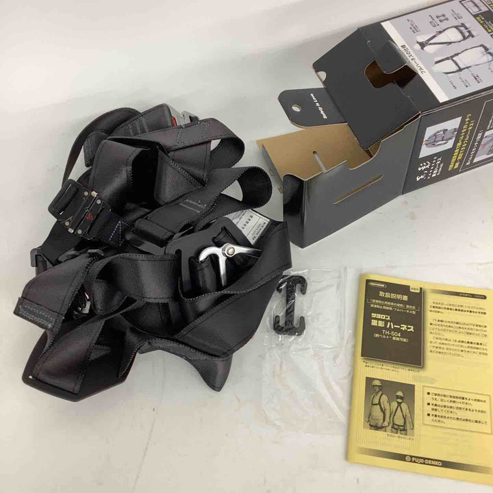 ◇ツヨロン(TSUYORON) 新規格 墜落制止用器具 クロカゲハーネス TH-504-OT-DG-M-BX【狭山】