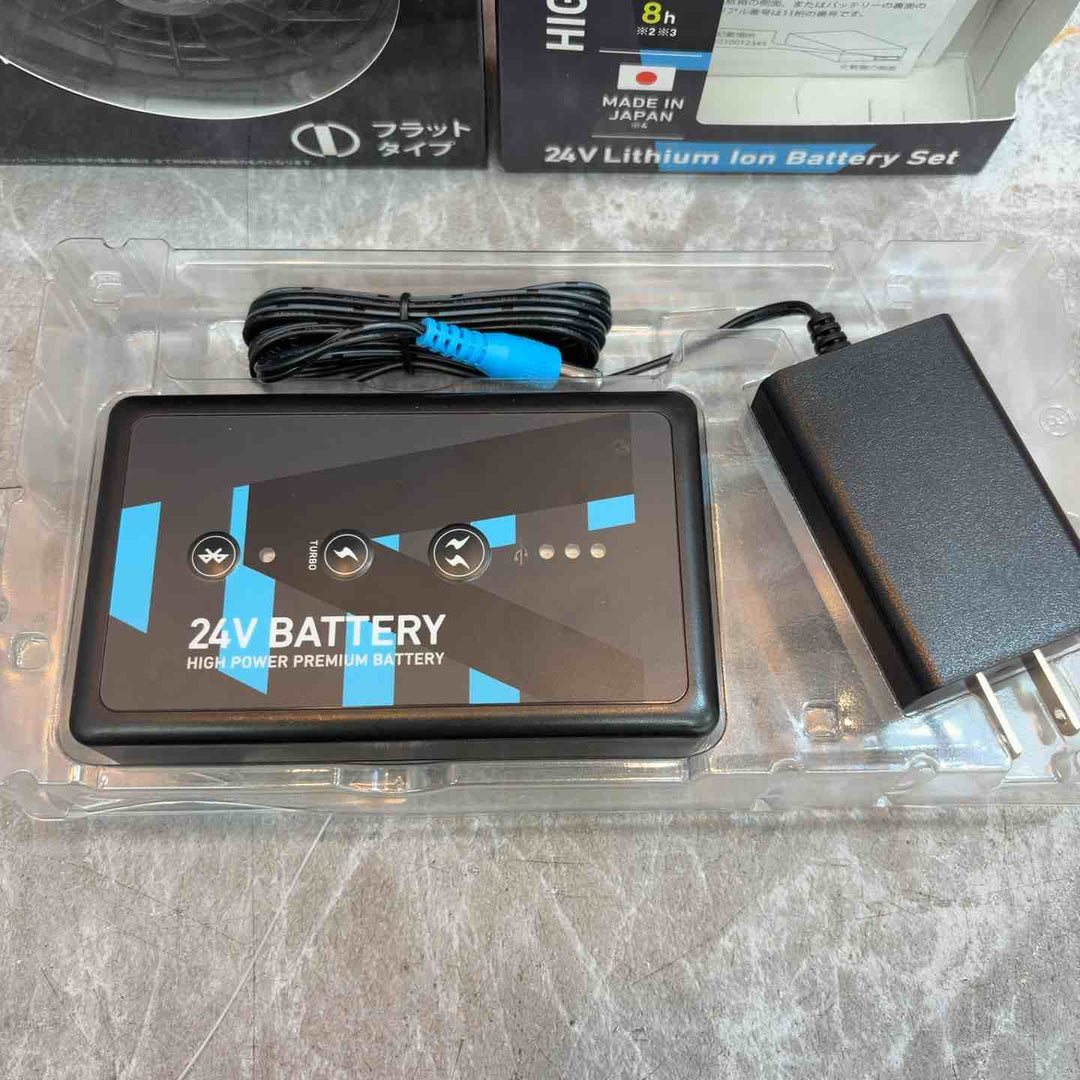 空調風神服 ファン RD9420PH (未使用)+新型24Vバッテリー RD9590PJ (中古動作確認済み)セット 【八潮店】