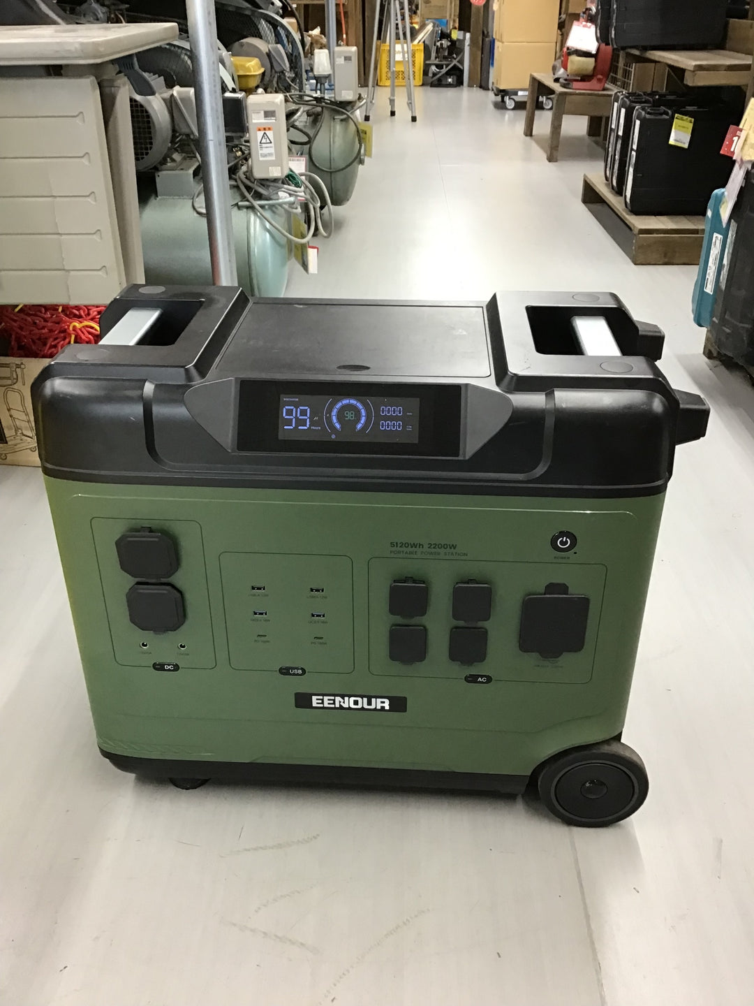 【動作確認済み 店頭受取り限定】 EENOUR ポータブル電源 P5000 大容量 5120Wh/1600000mAh 蓄電池 【戸田店】