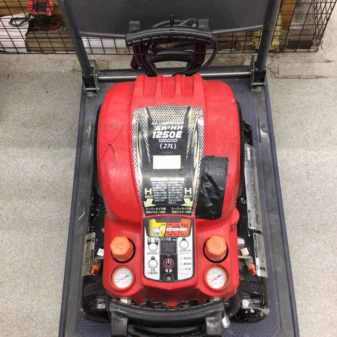 ★マックス(MAX) エアコンプレッサー AK-HH1250E(27L)_レッド【八潮店】