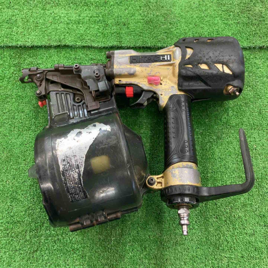 【ジャンク品・エア漏れ】 日立 90mm 高圧エア釘打ち機 NV90HMC 【桶川店】