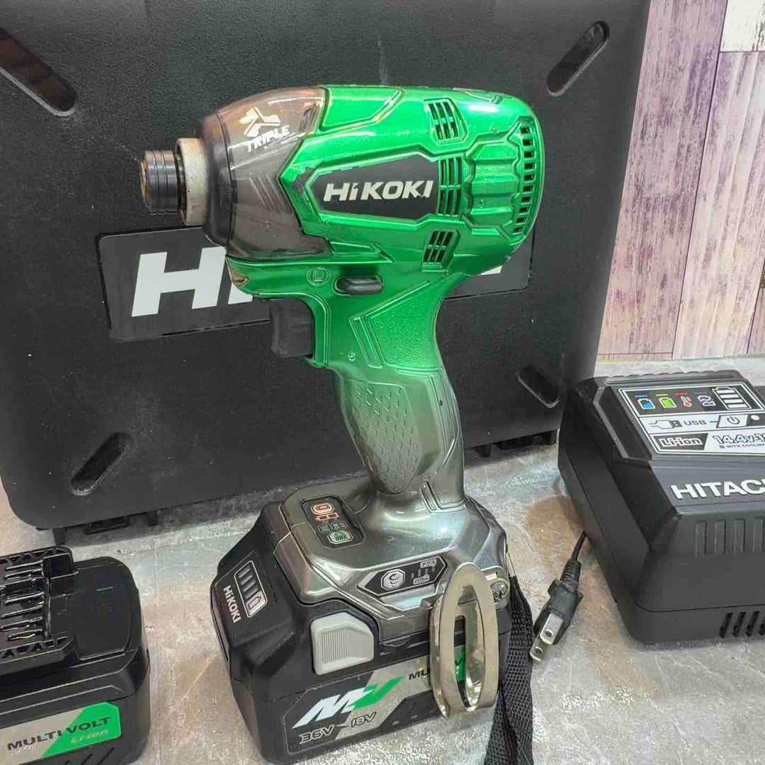 ☆ハイコーキ(HIKOKI ※旧:日立工機) コードレスインパクトドライバー WH36DA(2XPBY)【八潮店】