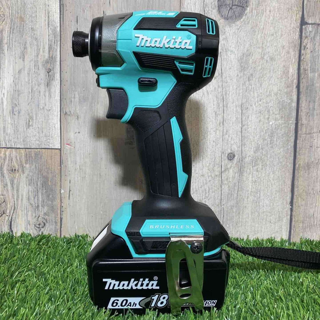 ★マキタ(makita) 18Vコードレスインパクトドライバ TD173DGXTB ターコイズブルー【富山店】◇Y
