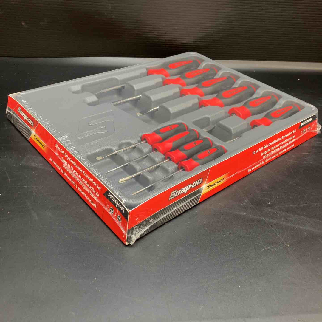 【未使用品】スナップオン(Snap-on) コンビネーションソフトグリップドライバー 10本セット SGDX6040BR【川越店】
