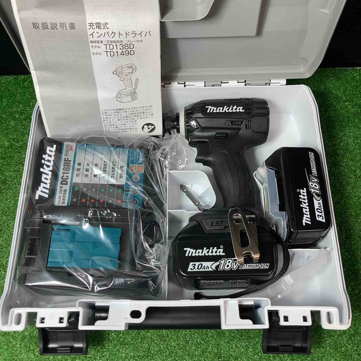 【未使用品(店頭展示品)】★マキタ(makita) コードレスインパクトドライバー TD149DRFXB【岩槻店】