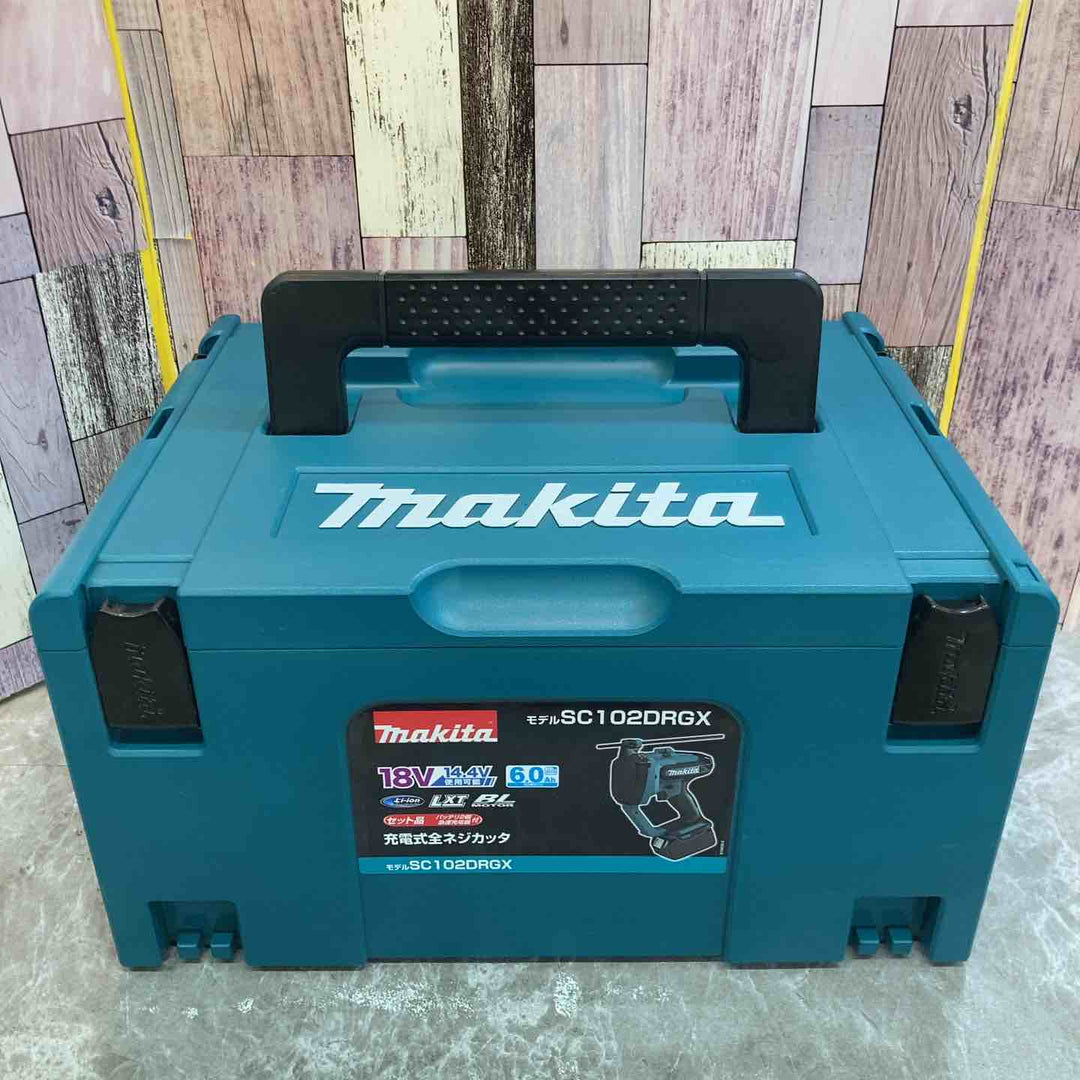 【中古品 美品】マキタ makita コードレス全ネジカッター SC102DRGX バッテリー2個付 刃のカバー無し【八潮店】