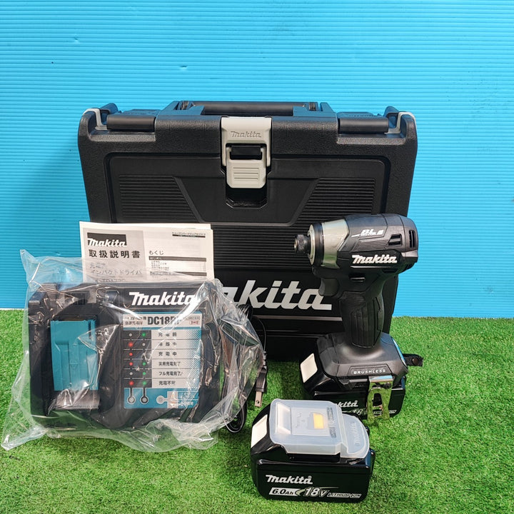 マキタ(makita) 充電式インパクトドライバ TD173DRGX 青・黒・オリーブ各色セット【岩槻店】