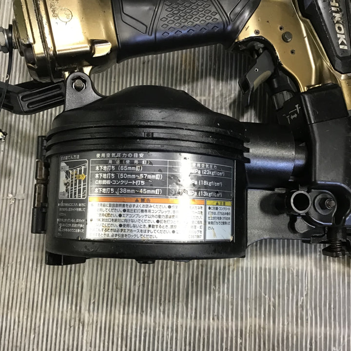 ★ハイコーキ(HIKOKI ※旧:日立工機) 高圧エア釘打ち機 NV65HR2(N)【草加店】