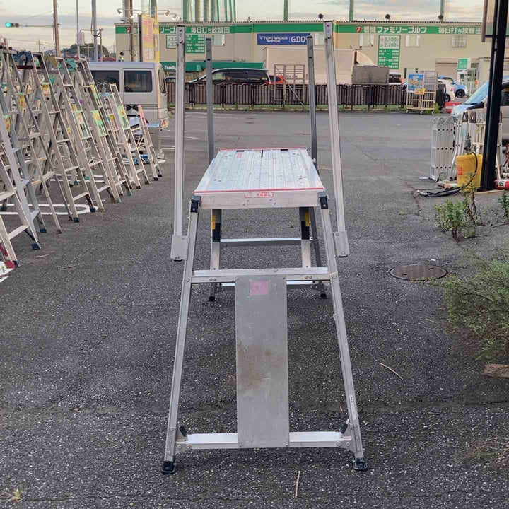 【店頭受取り限定】ナカオ CDE-14 飛龍 可搬式作業台 脚伸縮・天板伸縮タイプ【岩槻店】
